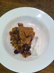 apple crumble